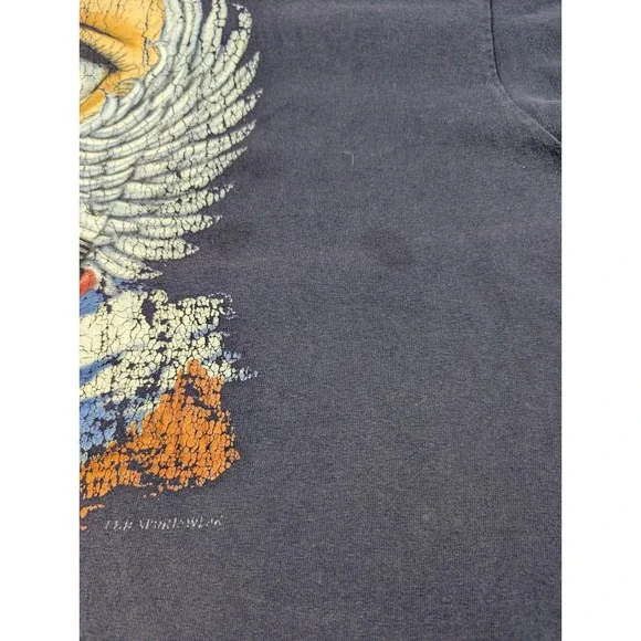 Vintage 2002 Daytona Bike Week Born Rider Graphic T-Shirt XL Black Motorcycle - Picture 3 of 8